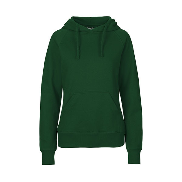 Neutral ladies hoodie-Bottle-Green-L