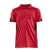 Craft Pro Control Impact polo jr br.red/black 158/164