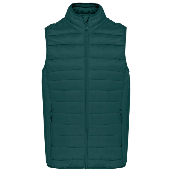 Men’s lightweight sleeveless down jacket Mineral Green 4XL