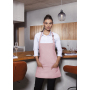 BLS 6 Short Bib Apron Basic with Buckle and Pocket - rose - Stck