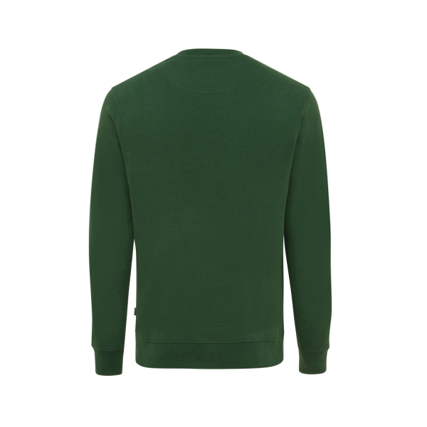 Iqoniq Zion gerecycled katoen sweater, forest green (S)