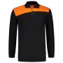Polosweater Bicolor Naden 302004 Black-Orange XS