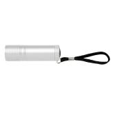 COB zaklamp, zilver