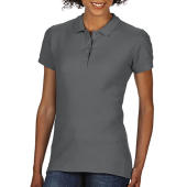 Softstyle Women's Pique Polo - Charcoal - 2XL