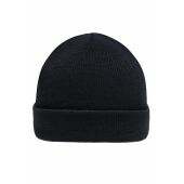 MB7501 Knitted Cap for Kids - black - one size