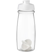 H2O Active® Pulse 600 ml sportfles met shaker bal - Wit/Transparant