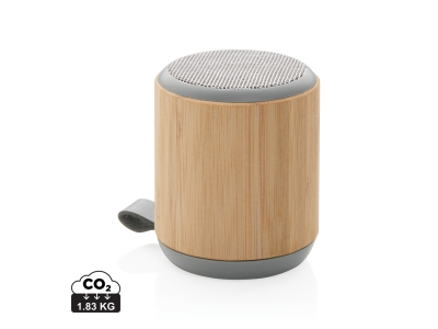 Bamboe en fabric 3W draadloze speaker