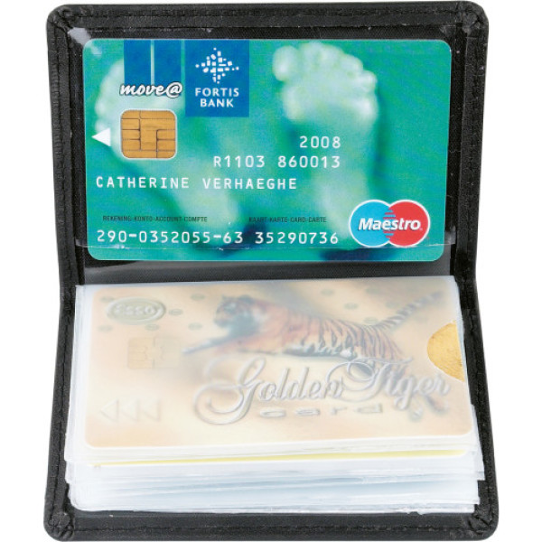 Lederen creditcard houder Kathleen
