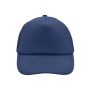 MB070 5 Panel Polyester Mesh Cap - navy - one size