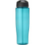 H2O Active® Tempo 700 ml sportfles met fliptuitdeksel - Aqua blauw/Zwart