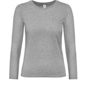 #E190 Ladies' T-shirt long sleeve Sport Grey XS