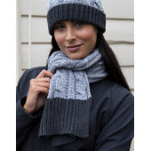 Shades of Grey Knitted Scarf Shades of Grey Knitted Scarf