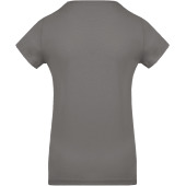 Dames-t-shirt BIO-katoen ronde hals Storm Grey XS