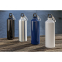 XL aluminum sportfles met karabijnhaak, zilver