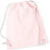 Katoenen gymtas Pastel Pink / White One Size