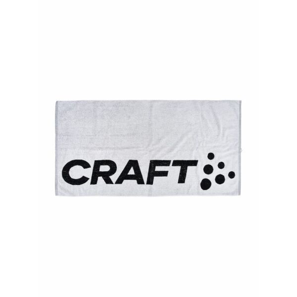 Craft Craft bath towel white/black