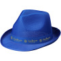 Trilby hoed met lint - Blauw