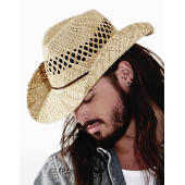 Straw Cowboy Hat - Natural