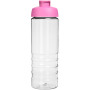 H2O Active® Treble 750 ml sportfles met kanteldeksel - Transparant/Roze