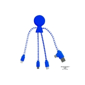 2081 | Xoopar Mr. Bio Eco Charging cable - Blue