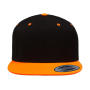 Classic Snapback 2-Tone Cap - Black/Neon Orange