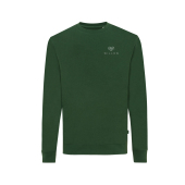 Iqoniq Zion gerecycled katoen sweater, forest green (XS)