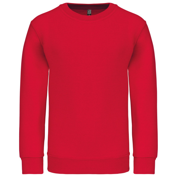 Kindersweater ronde hals Red 6/8 jaar