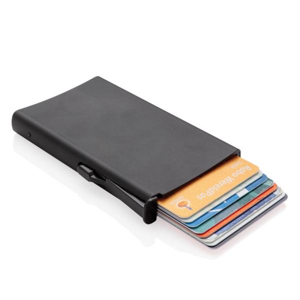 Standard aluminium RFID cardholder, black