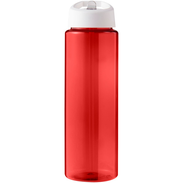 H2O Active® Eco Vibe 850 ml spout lid sport bottle - Red/White