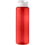 H2O Active® Eco Vibe 850 ml drinkfles met tuitdeksel - Rood/Wit
