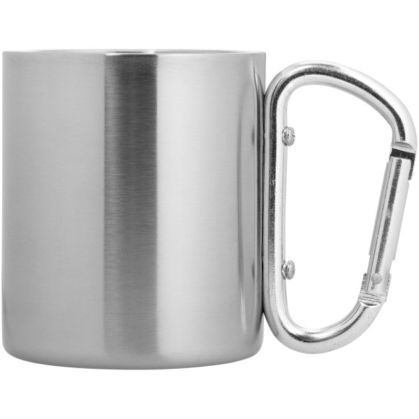 Alps 200 ml insulated mug with carabiner - Silver
