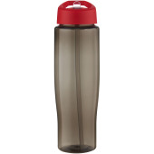 H2O Active® Eco Tempo 700 ml drikkeflaske med låg med hældetud - Rød/Trækul