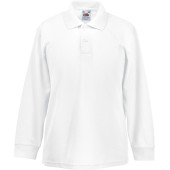 65/35 Kids' long sleeve polo shirt White 9/11 ans
