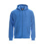 Loris hooded sweater full zip polar blauw s