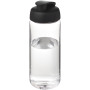 H2O Active® Octave Tritan™ 600 ml flip lid sport bottle - Transparent clear/Solid black