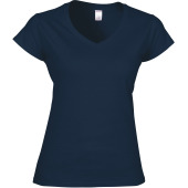 Softstyle® Fitted Ladies' V-neck T-shirt Navy XL