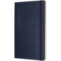 Moleskine Classic L softcover notitieboek - gelinieerd - Saffier blauw