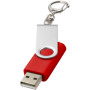 Rotate USB met sleutelhanger - Middenrood - 64GB