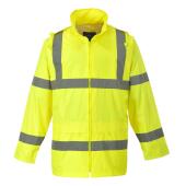 Hi-Vis Rain Jacket, Yellow, L, Portwest
