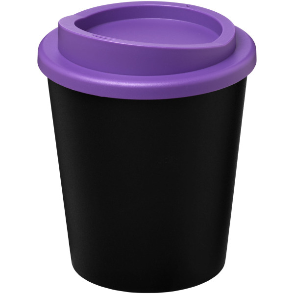 Americano® Espresso 250 ml insulated tumbler - Solid black/Purple