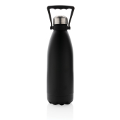 1.5L vacuüm geïsoleerde roestvrijstalen fles, zwart