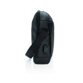 Madrid RFID USB 15.6" laptop tas PVC-vrij, zwart, zwart