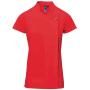 Ladies Blossom Short Sleeve Tunic, Strawberry Red, 10, Premier