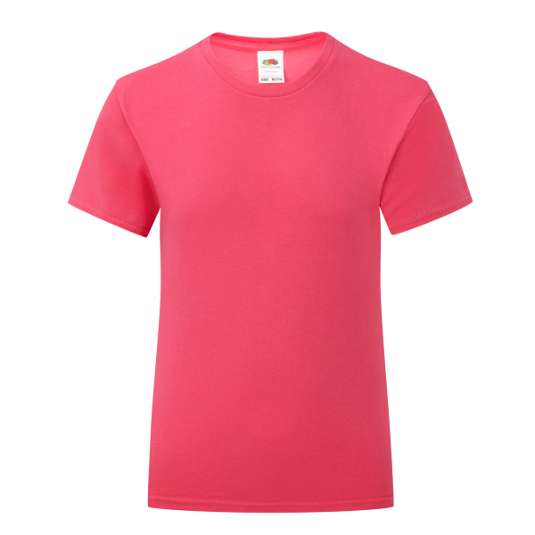 Iconisch meisjes-T-shirt 150 T Fuchsia 14/15 jaar