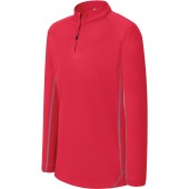 Kinderrunningsweater met halsrits Kinderrunningsweater met halsrits