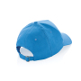 Impact AWARE™ 5 panel 280gr recycled katoenen cap, tranquil blue