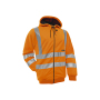 Hooded Sweatshirt met rits High Vis
