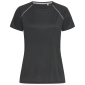 Stedman T-shirt Crewneck raglan for her black opal XL