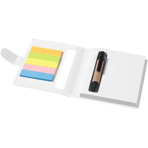 Reveal gekleurde sticky notes met pen - Wit