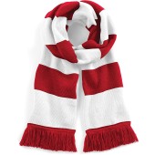 Gestreepte sjaal Stadium Classic Red / White One Size